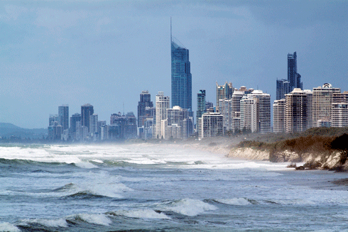 Storm damage on Queensland’s Gold Coast: a new book from CSIRO discusses what the best science tells us about how to reduce greenhouse gas emissions and adapt to emissions that are already ‘locked in’.