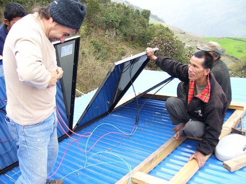 Solar power has improved the quality of life of people in developing countries such as Nepal, where it provides electric lighting and other comforts.