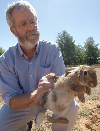 Dr Brian Cooke has spent his career researching and advising on the European rabbit’s impacts on Australia and the best ways to counteract them.