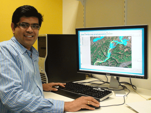 Dr Mahesh Prakash is one of a team of computational modellers at CSIRO who’ve clocked up several decades of work on fluid computer models and algorithms, including rendering to create ‘real life’ 3D wave and flood effects.