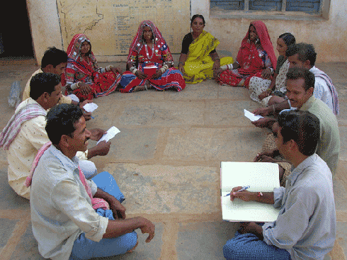 Community involvement is a key aspect of the Andhra Pradesh Farmer Managed Groundwater Systems (APFAMGS) Project.