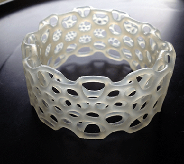 CAPTION: Senior CSIRO research scientist Dr Anne Ammala is investigating new polymer materials – some of which are biodegradable – and studying controlled polymerisation and advanced polymer processing. This image shows the intricate structures made possible with 3D printing.