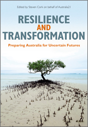 <b>Resilience and Transformation:Preparing Australia for Uncertain Futures</b>,<br/>  <i>Steven Cork(Editor)</i>
, Paperback ISBN: 9780643098121 — AU$39.95<br/>
Available from <a href="http://www.publish.csiro.au/pid/6348.htm">www.publish.csiro.au</a>